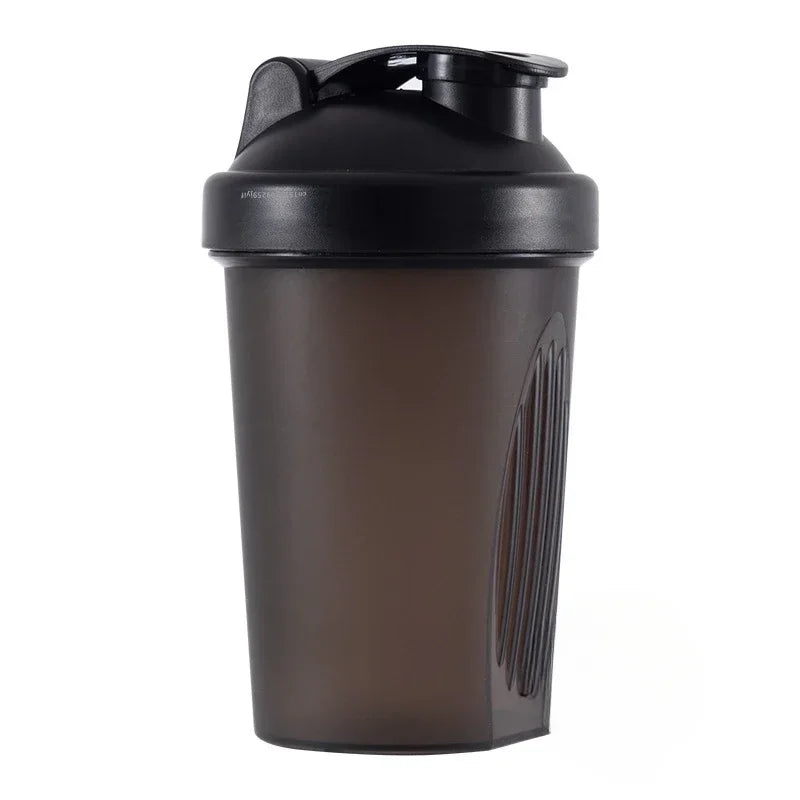 400ML Shaker Bottle with Stainless Ball BPA Free Plastic Protein Shakes Leakproof for Powder Workout Gym Sport.