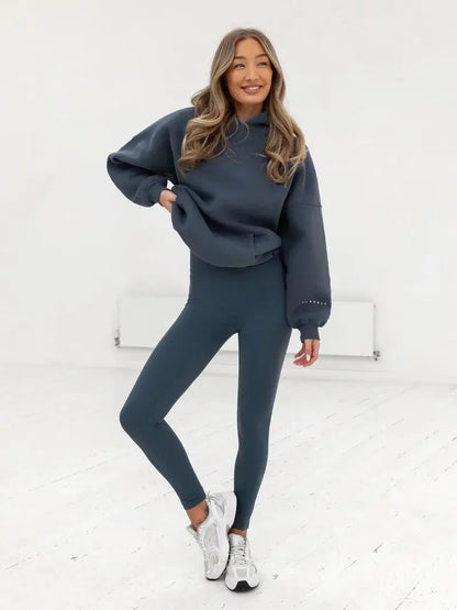 European American Fashion Printed Hooded Hip Hop Sweatshirt 2025 New Cross Border Thickened Versatile Long-sleeved Loose Clothes