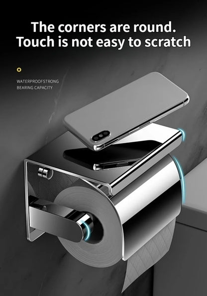 Badezimmer-Toilettenpapierhalter aus Edelstahl 304, wasserdichte Rollenpapierbox, Taschentuchbox, Halter, Badezimmer-Hardware-Zubehör