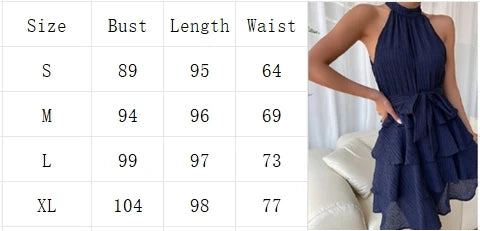 Stilvolles, ärmelloses, schulterfreies, mehrschichtiges Kleid mit Rüschenrand, einfarbiges Minikleid für Damen, Party-Kleider in A-Linie.