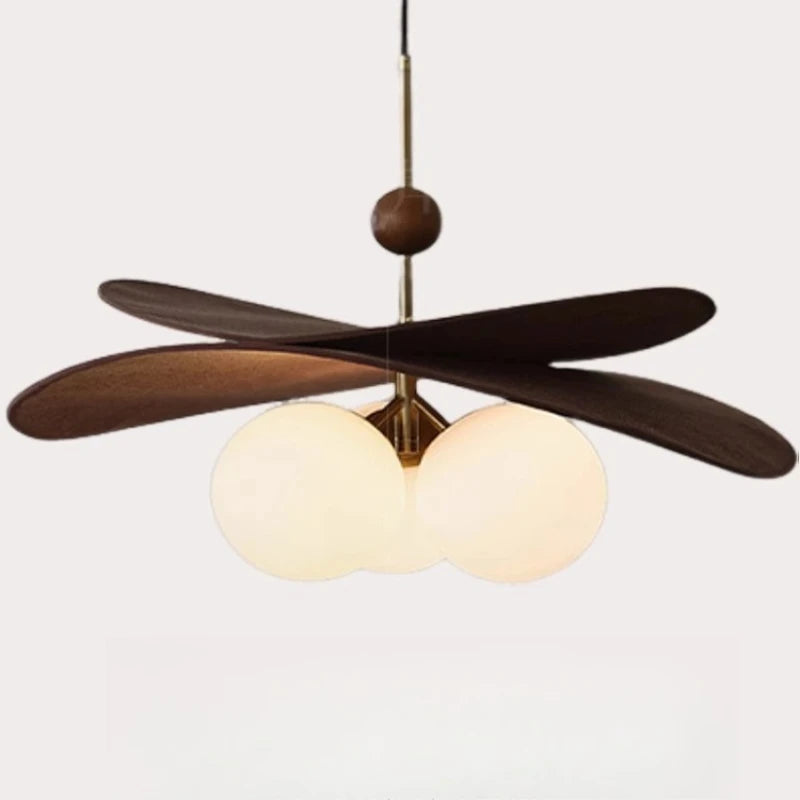 Wabi Sabi Hängeleuchte aus Korbgeflecht, Vintage-Glasblasen-Pendelleuchte für Esszimmer, Schlafzimmer, Wohnzimmer.