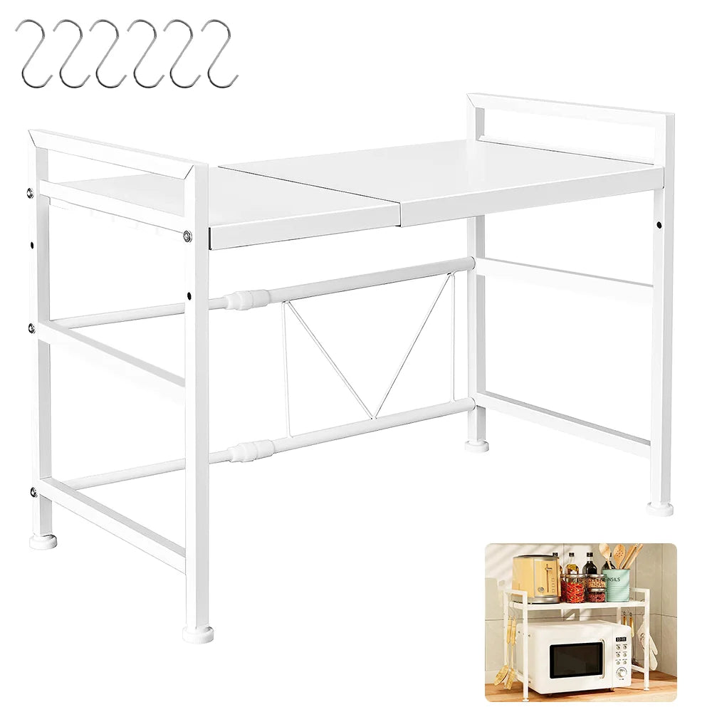 Microwave Storage Rack Microwave Oven Shelf Stand Rack Modern Kitchen Storage Rack Kitchen Microwave Organizer.