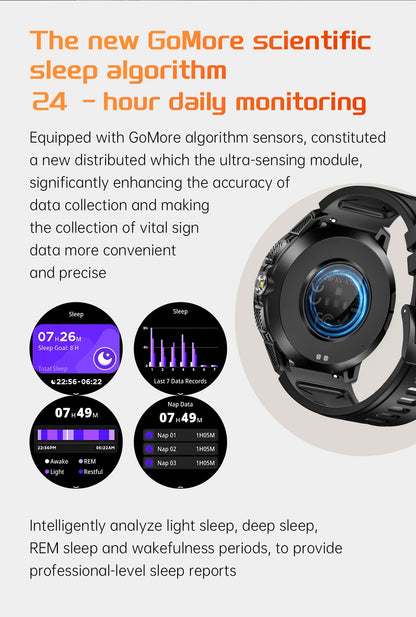 LIGE New 1100mAh Battery Smart Watches For Man Outdoor Sport LED Flashlight Compass Men’s Smartwatch Bluetooth Call Men Watches.