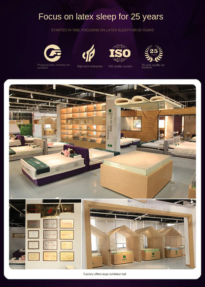 Top-Matratze aus 100 % Naturlatex, hochwertige Latexquelle, flüssig, faltbar, langsame Rückfederung, chinesische Matten mit anpassbarem Baumwollbezug