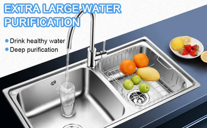 Large flow PVDF whole house ultrafiltration water purifier 0.01um pre-filter SUS304  service life 5 years.