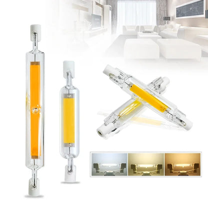 1-10pcs High Power LED R7s COB Glass Tube 78mm 118mm J78 J118 COB Light Bulb 110V 220V 15W 20W 30W 50W Home Replace Halogen Lamp.