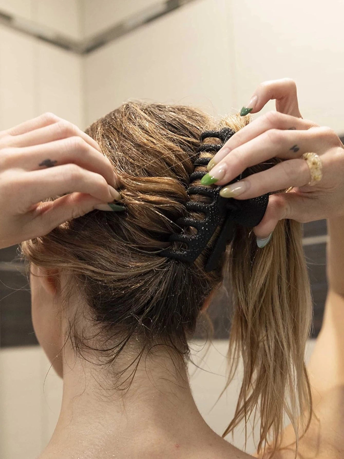 Brown Hair Accessories for Woman Set Ponytail Holders Variety Hair Clips Hair Scrunchies HairBands Scrunchy HairTies.