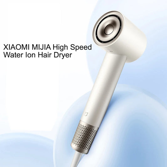 XIAOMI MIJIA High Speed Water Ion Hair Dryer，Water Ion Care，57° Intelligent Temperature Control，220V CN Version (With Adapter).