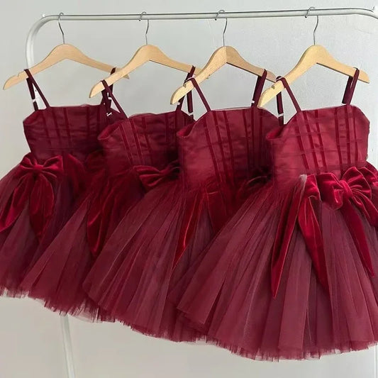 Mädchen Sling Prinzessin Kleid Kinder Kleid Neue Geburtstag Party Outfit Formelle Veranstaltung Passende Leistung Tragen Kleider.