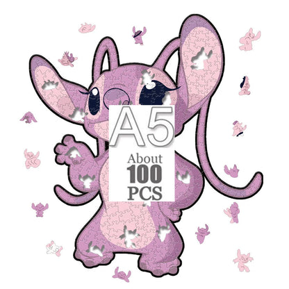 Cartoon animal wooden puzzle Film elements figure Popular classics wood jigsaws for adult kids Educational toy