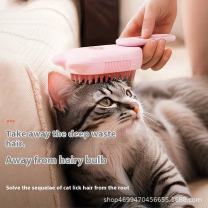 Pet Electric Spray Comb Cat Dog General Spray Massage Comb Cat Hair Removal Cleaning Supplies, Pet Accessories, Pet Steam Comb.