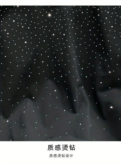 New Luxury Men's T-shirt Hot Diamond Printed Half Sleeve Fashion Round Neck Casual Summer High-end Men Tops T Shirts.