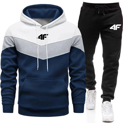 2025 Autumn Winter Men's Clothing Casual Sweatshirt Suit Sweatshirts for Men Daily Tricolor Hoodies Hot Sports Tracksuit Jogging.