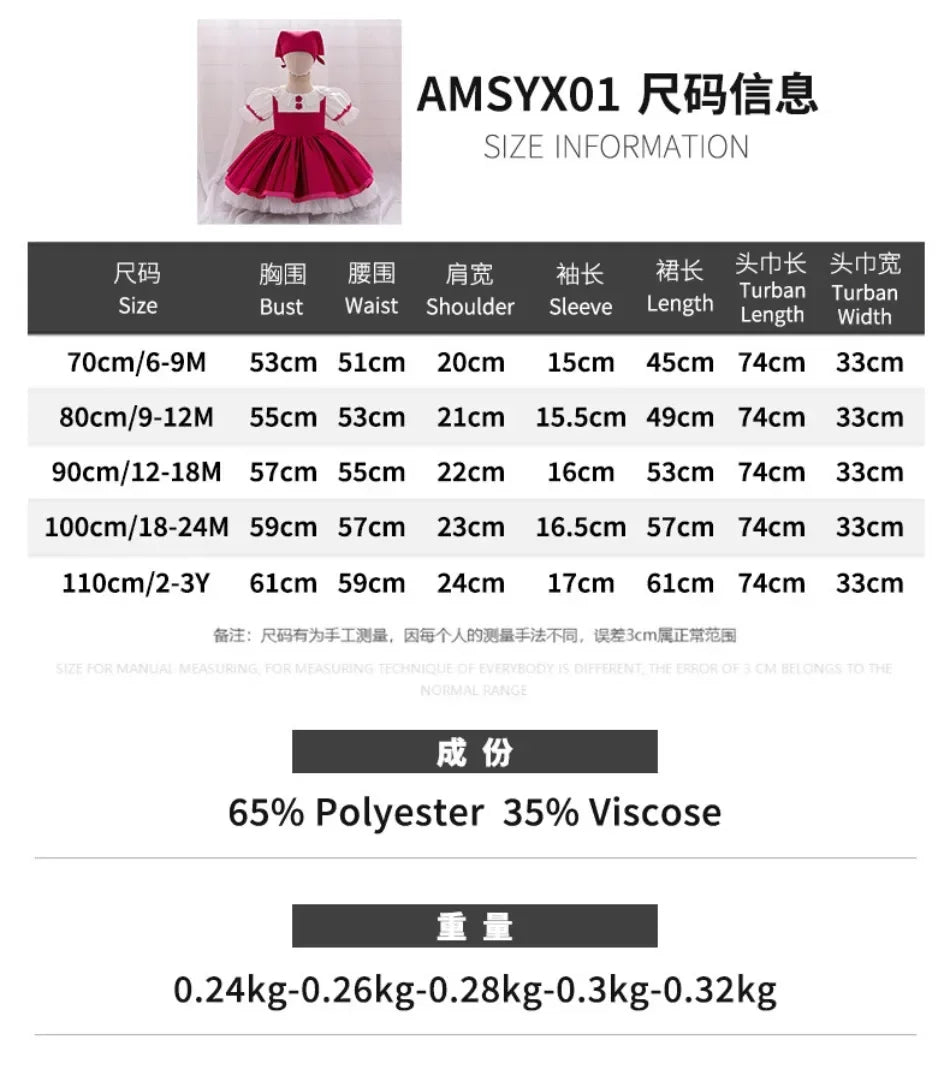 Mascha und Bär Lolita Mädchen Partykleid Barbie Pink Maid 1. Geburtstag Prinzessin Kleider für Kinder Spitze Weihnachtskostüme ASQ03.