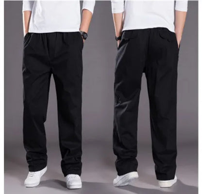 FGKKS 2024 Outdoor Casual Pants For Men Solid Color Large Pocket Breathable Pants High Quality Design Hot Casual Pants For Men.