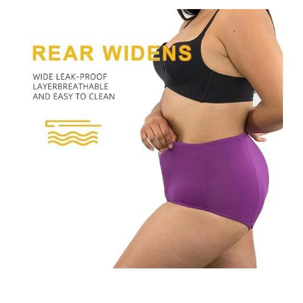 10pcs Leak Proof Menstrual Panties High Waist Women Period Underpants Plus Size 8XL Physiological Waterproof Briefs Wholesale.