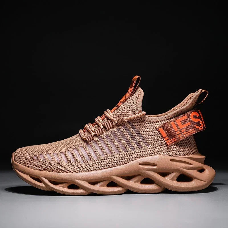 YRZL Men Shoes Sport Comfortable Sneakers Breathable Couple Running Shoes Women Tenis Sports Shoe White Walking Man Sneakers.