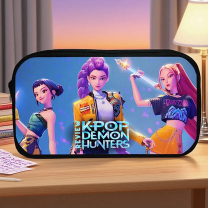 Kpop Demon Hunter Federmäppchen Cartoon Huntrix Federmäppchen Student Stiftetui Schule Schreibwaren Box.