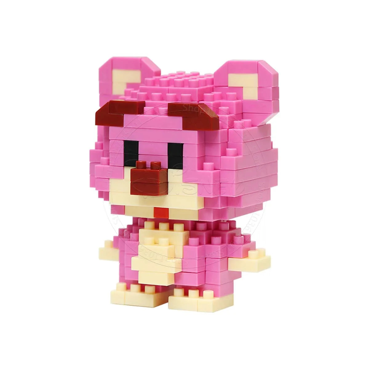 Stitch Disney Princess Elsa LinaBell Building Blocks Mickey Mouse Duck Mini Action Figures Blocks Assemble Toys Brick Kids Gifts