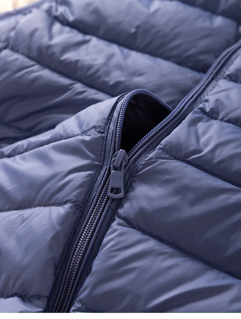 12 Farben 90% weiße Enten Daunen Frauen ärmellose Jacken 2023 Neuankömmlinge weibliche ultraleichte packbare Weste Frauen Mäntel.