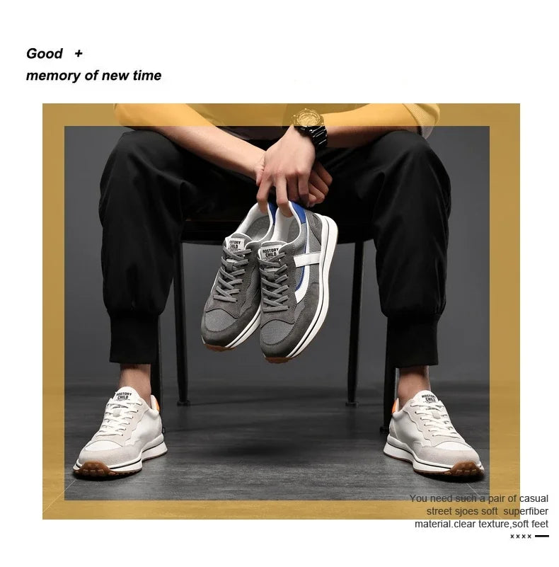 High Quality Flat/6/8 Cm Men Elevator Sneakers Summer Casual Trainers Height Increase Shoes Mesh Student Running Men Lift Shoes.