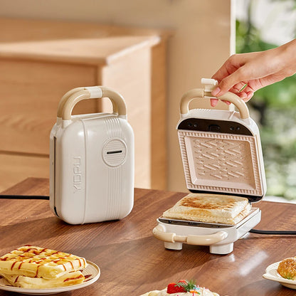 Electric Sandwich Maker Multifunctional Waffle Machine Toaster Baker Breakfast Machine Takoyaki Pancake Donuts Sandwichera 220V.