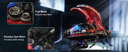 Robotime Rokr Scout Beetle MI02 ABS Metal Punk Style 3D Puzzle Gift for Boys Adults Easy Assembly Mechanical Design DIY Toys.