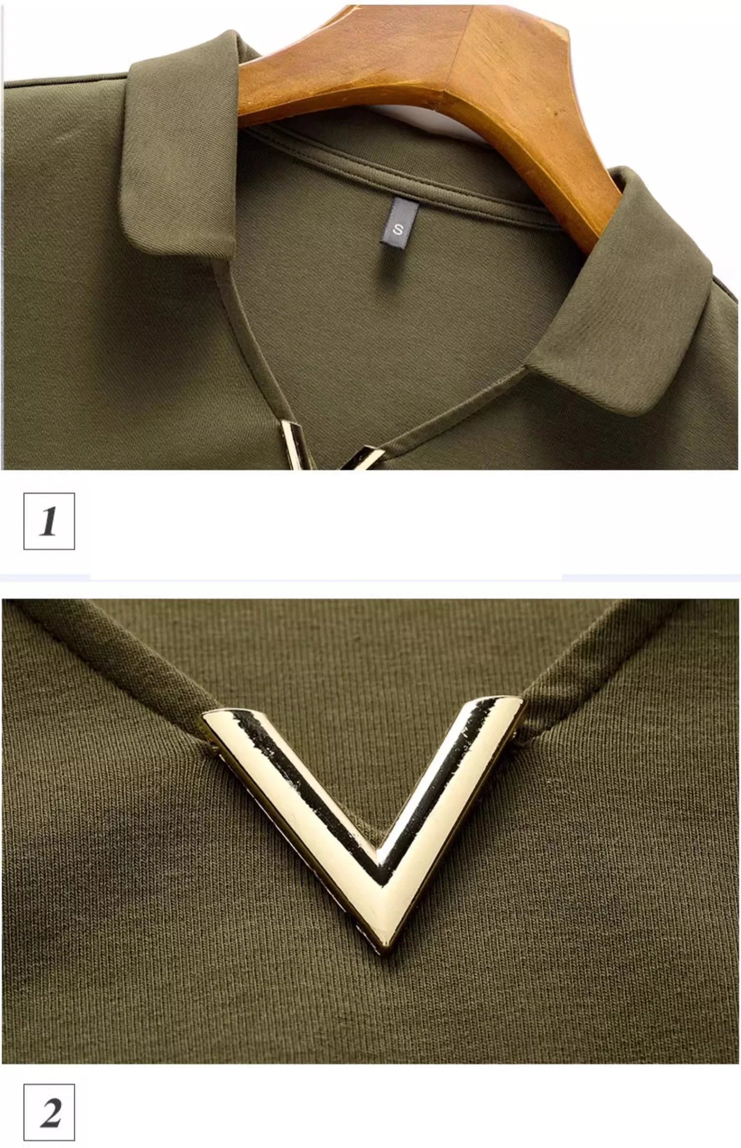 Korean version wine red long sleeved T-shirt for women in spring and autumn, new high-end fashion plus size lapel casual top.