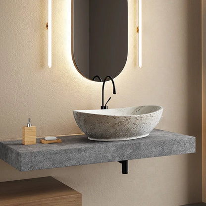 Direkt vom Hersteller integrierter Badezimmer-Haushaltsbalkon-Waschbecken Waschbecken Waschbecken Kunststein-Kunst-Tischwaschbecken