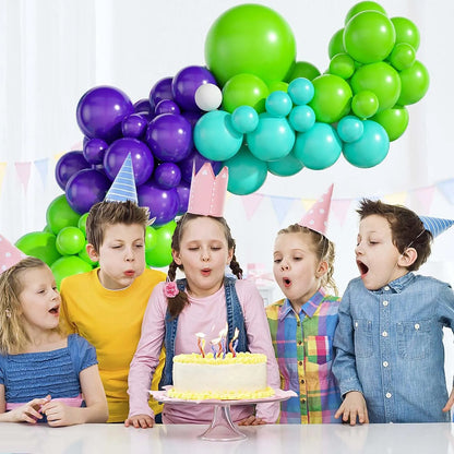 96 stücke grün und andere Farben Latex Ballon Bogen Set für Geburtstage, Hochzeiten, Geschlecht offenbaren, Junggesellen abschied, Familien treffen.