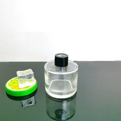 50ml Aromatherapy Bottle Thickened Glass Bottle Perfume Bottle Essential Oil Bottle Home Round Refillable Bottles With Cap.