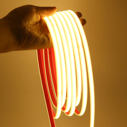 COB LED Strip Dimmable 220V 288LEDs/m Wall Touch Wifi Bluetooth Remote Control Power Kit Waterproof Silicone Tube Adhesive Tape