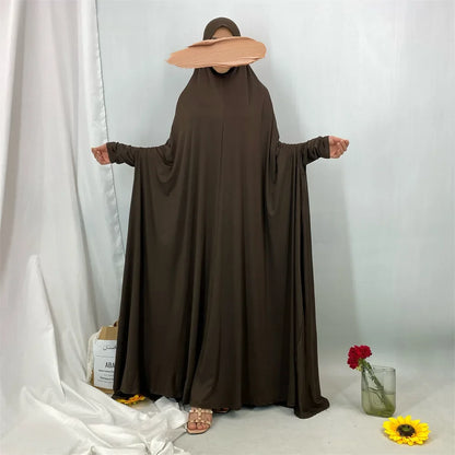 Middle East Muslim Fashionable Hooded Dress Dubai Arab Elegant Robe Elegant Long Shirt for Women with Hood from Mainland China.