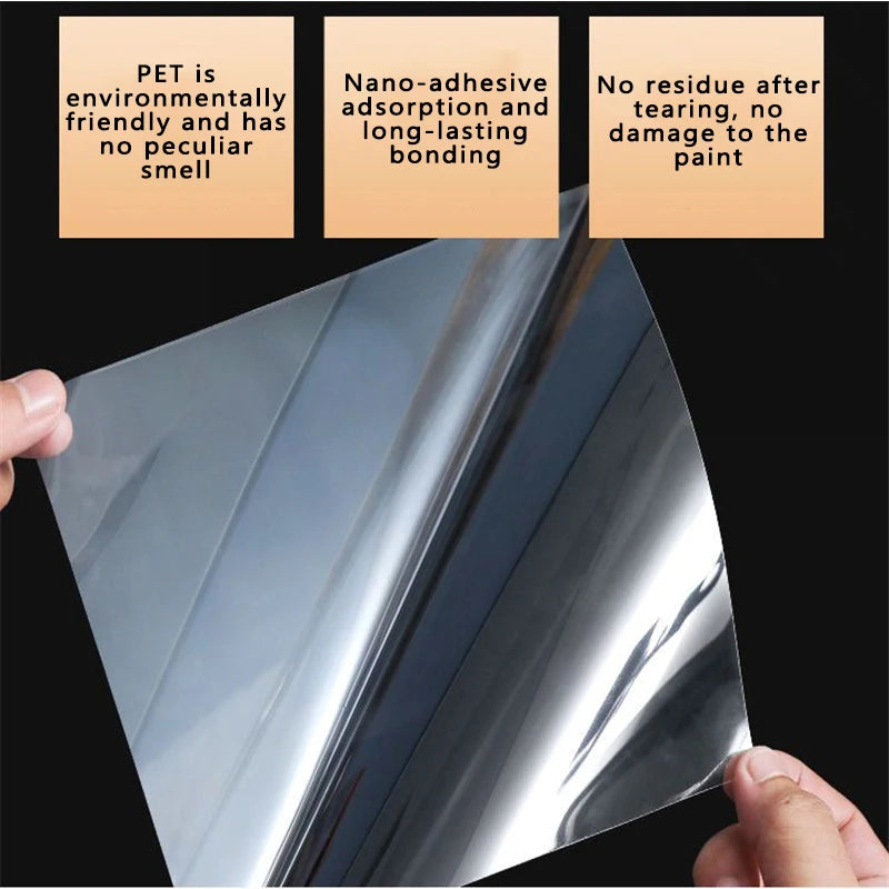 Glass Window Film Transparent PVC Self-adhesive Window Stickers Kitchen Stove Desk Countertop Self-adhesive Furniture Stickers.