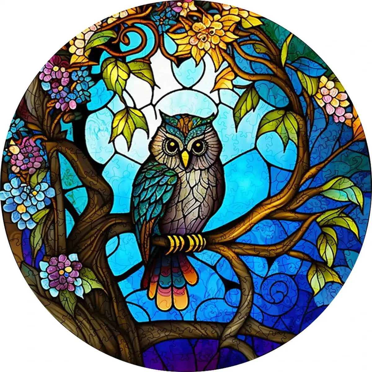 Medium Difficulty Jigsaws for Kids Adult Animal Puzzle Wood Beautiful Bird Owl Cat Wooden Puzzle Home Deco Holiday Gifts.