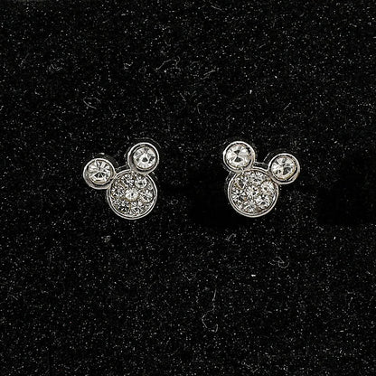 1pair Disney Mickey Mouse Earrings Simple Mickey Ear Studs for Man Jewelry Accessories Gifts.