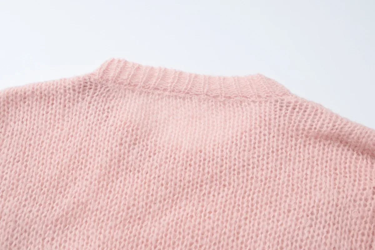 Talenza Herbst Casual Pullover frauen Solide Oansatz Langarm Pullover Neue Lose Pendeln Büro Chic Gestrickte Pullover Outfits.