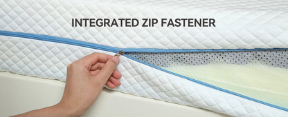 Tribesigns-Matratze, Kalschaummatratze, 90 x 200 cm, mittelfeste 7-Zonen-H3-Matratze mit atmungsaktivem, waschbarem Bezug, 20 cm hoch,