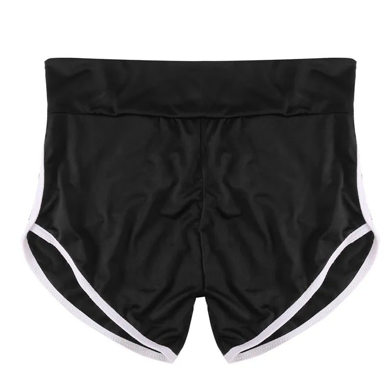 Women Summer Shorts for Sports Fitness Gym Skinny Slim Shorts Causal Yoga Shorts Low Waist Stretchy Short Pants Gym Clothing.