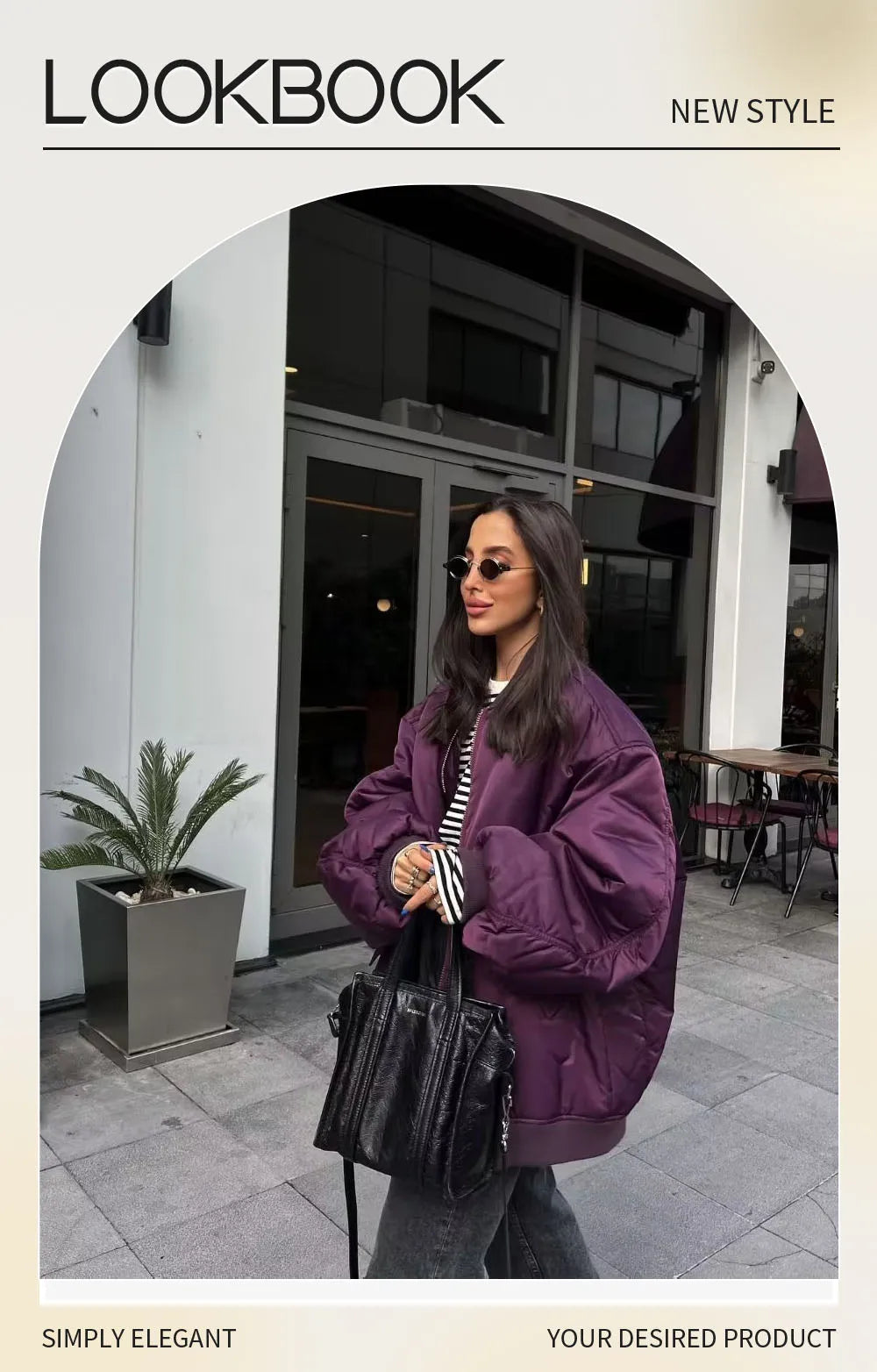 UNIZERA2023 Herbst und Winter Neue frauen Mode Stil Stehkragen Solide Lose Fit Flieger Jacke Baumwolle Mantel.