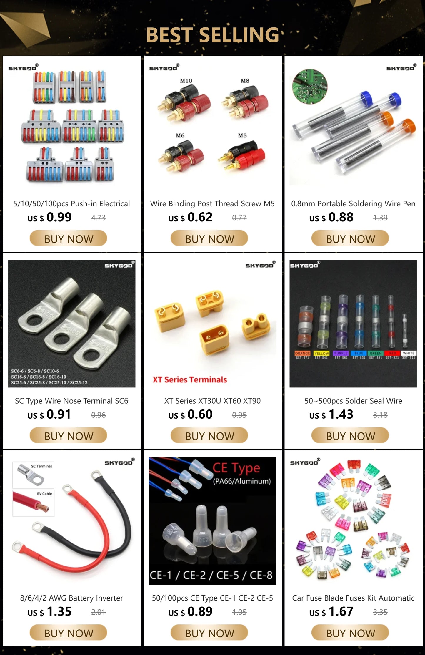 1~100pcs Quick Wire Connectors Universal Compact Splicing Wiring Cable Connection 0.08-4.0mm2 Push-in Conductor Terminal.