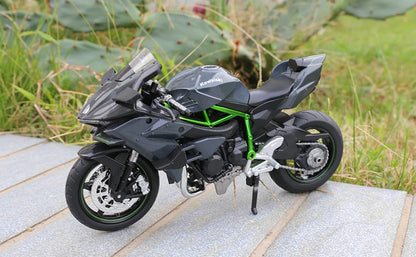 1:18 Home Children Plastic Car Decor Off-road Vehicle Collection Office Model Toy Diecast Motorcycle Simulation Portable.