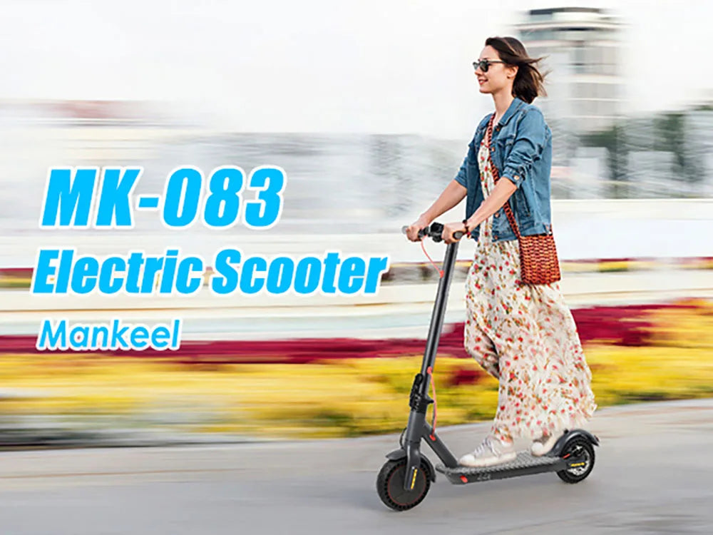 Mankeel 30KM Electric Scooter Adults 350W Foldable Electric Kick Scooter 8.5 Inch APP 10.4AH Folding E-scooter Dual Brake System.