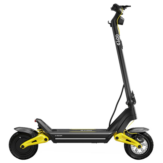 OOTD S10 Folding Electric Scooter 10 Inch Tires 1400W Motor 25km/h Max Speed 48V 20Ah Battery for 60-70km Range 120KG Max Load.
