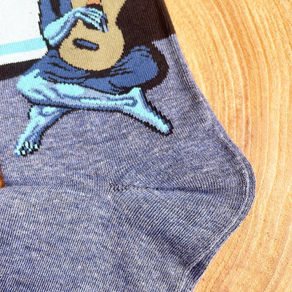 Autumn winter Retro Women Art Van Gogh Mural World Famous Oil Painting Series Men Socks Funny Socks.