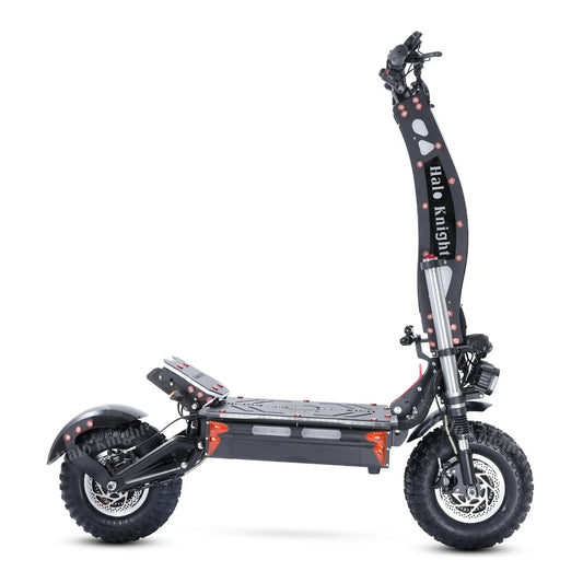 Halo Knight T107Max Electric Scooter Adult 14 Inch Off road Tires E-Scooter  for Men 4000W 72V 50 AH Foldable City EScooter.