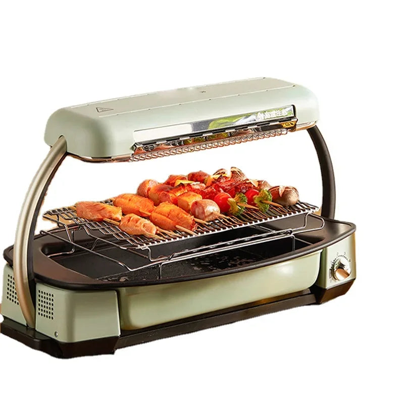 New Smokeless Barbecue Oven Barbecue Pot Household Multi-function Indoor Electric Oven Korean Style Skewer