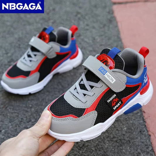 Children Sport Shoes Boys Fashion Mesh Breathable Casual Sneakers Lightweight Running Shoes Comfort.
