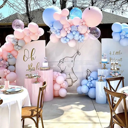 Pastell rosa Luftballons in verschiedenen Größen 18 12 10 5 Zoll für hellrosa Luftballons zum Geburtstag Valentinstag Hochzeits feier Dekoration.