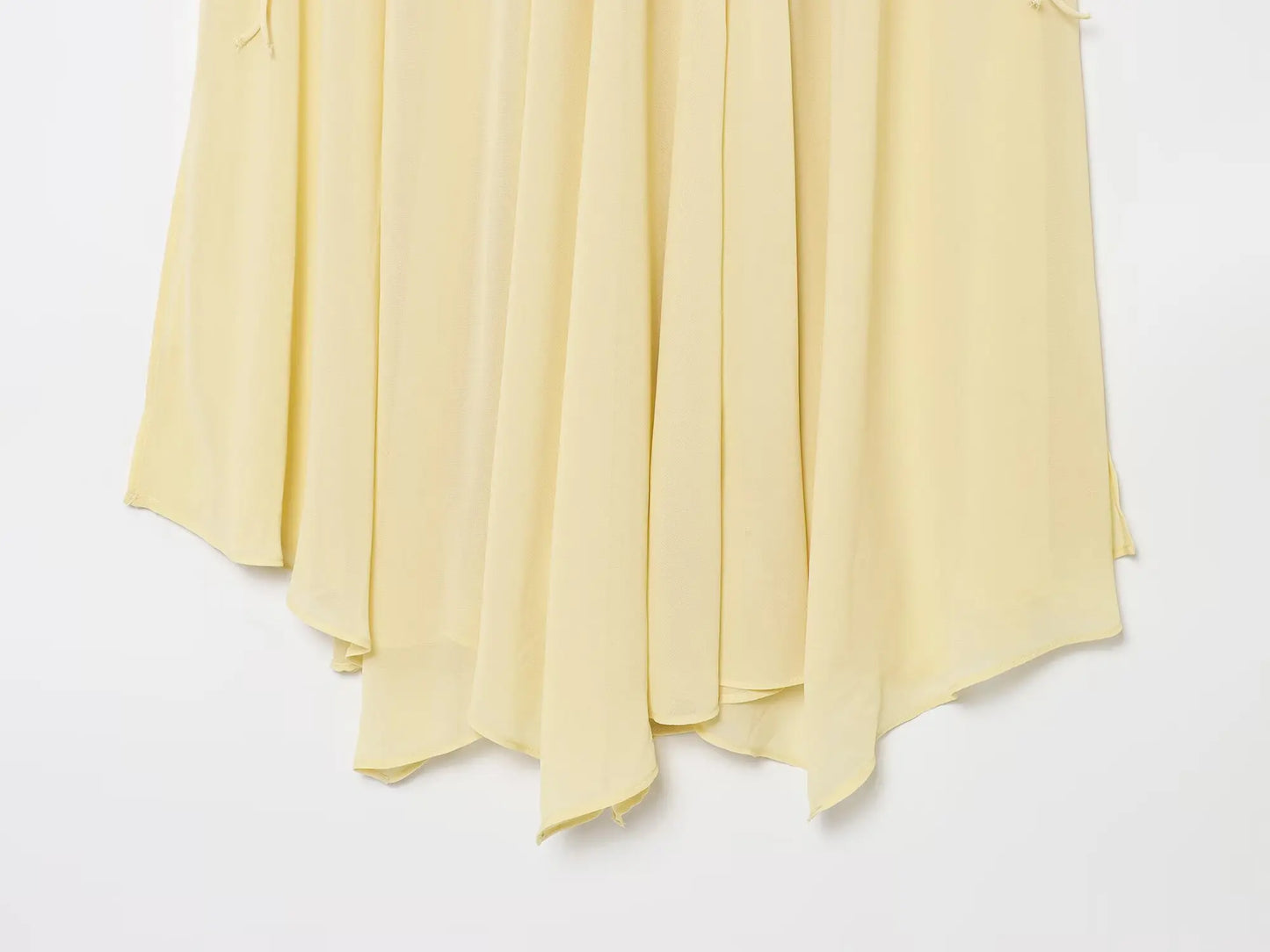 YENKYE New Fashion Side Drawstring High Waist Elegant Yellow Skirt Women Holiday Summer Loose Chiffon Midi Skirts faldas mujer.